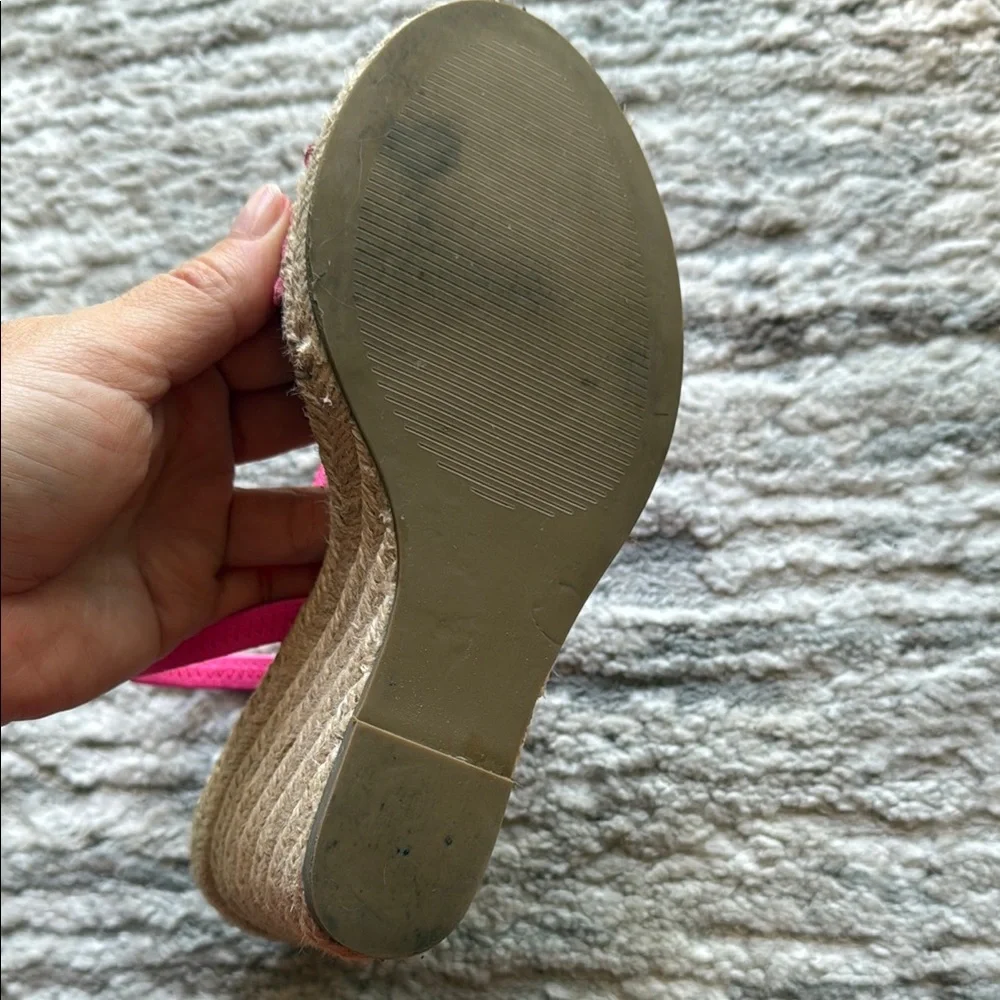 Steve Madden Pink Wedge Sandals - Picture 4 of 6